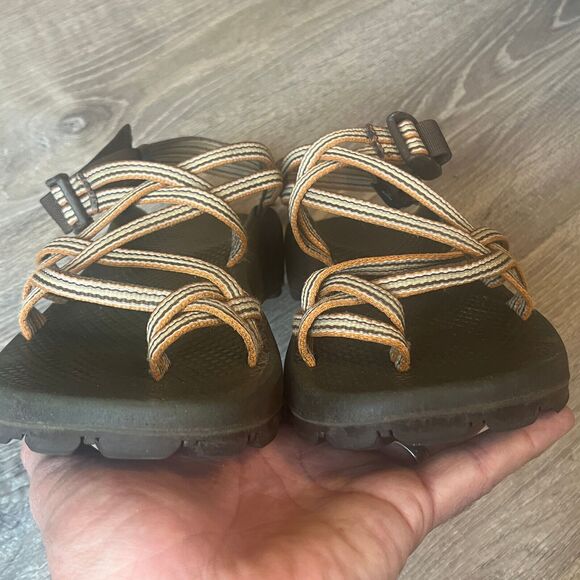 Chaco ZX/2 Classic Sandals Brown Vibram *Mismatched* Womens 7 Left + 8 Right - Picture 4 of 7